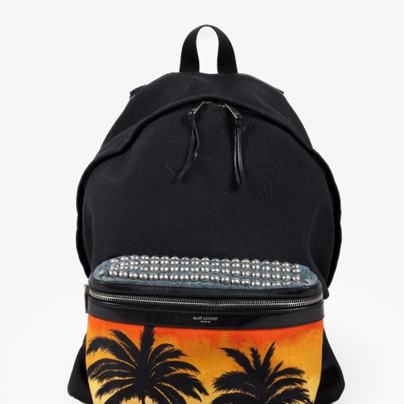 Saint Laurent - Sunset and Denim Black - City Backpack - Picture 13 of 16